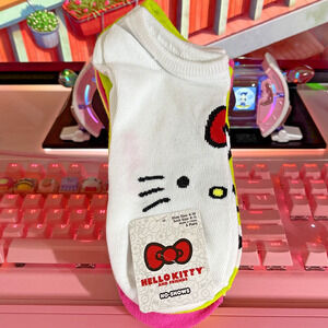 Hello Kitty& Friends Socks 5 Pack No Show Pink Green Yellow Black 2023 Sanrio